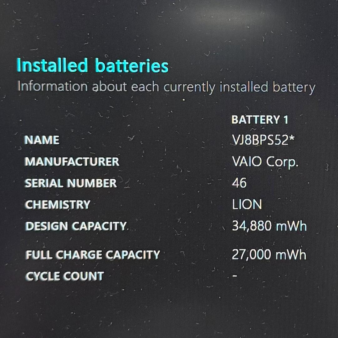 ☆入門機☆Windows11正式対応 第8世代 VAIO Pro メモリ8GB⑤