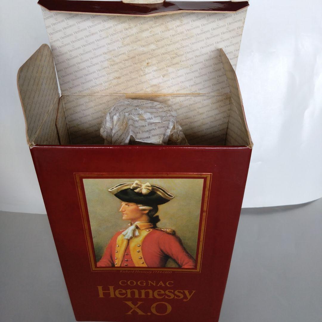 ヘネシーXO Hennessy 金キャップ 未開封 箱 内袋 有