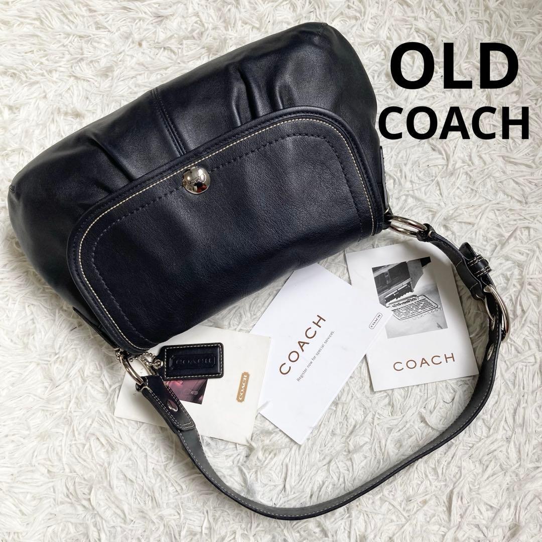未使用保管品 vintage coach old flap archive