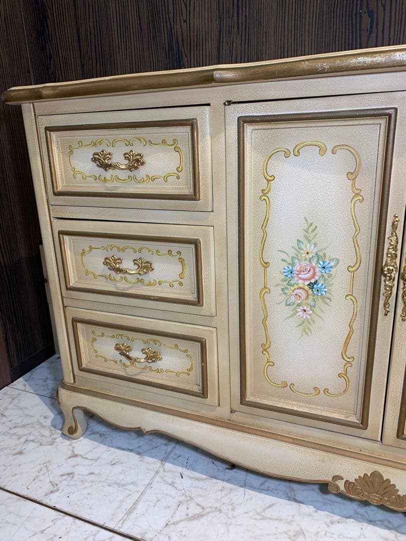 ☆送料無料☆ アンティーク　キャビネット