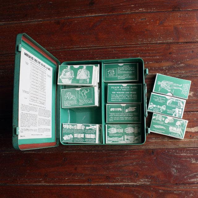 60s FIRST AID ビンテージ 救急箱 アメリカ製