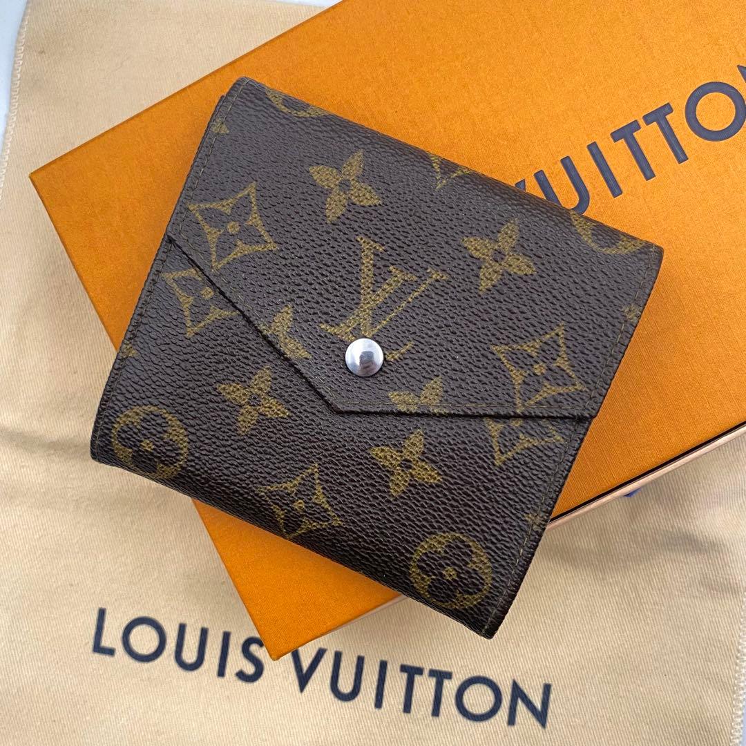【美品】ルイヴィトン モノグラム ポルトモネビエ カルトクレディ 三つ折り財布