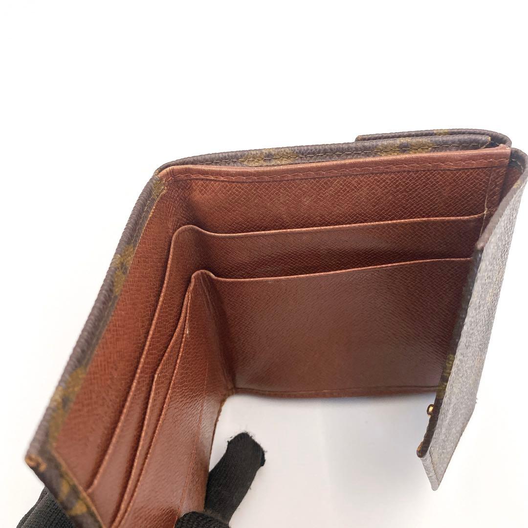 【美品】ルイヴィトン モノグラム ポルトモネビエ カルトクレディ 三つ折り財布