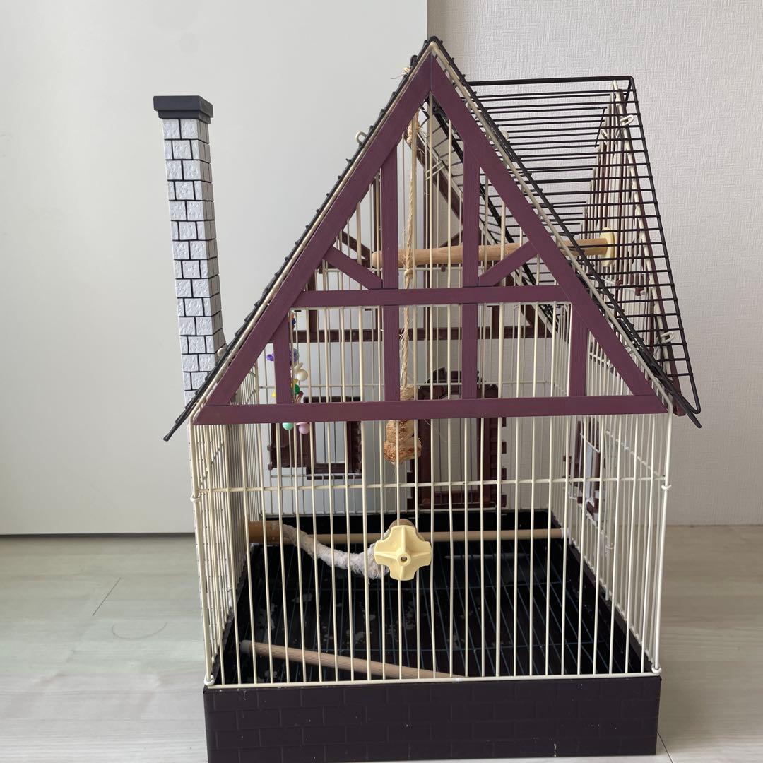 インコ　ケージ　鳥かご　輸入品　小鳥　オカメインコ　中型インコ　小型　hoei