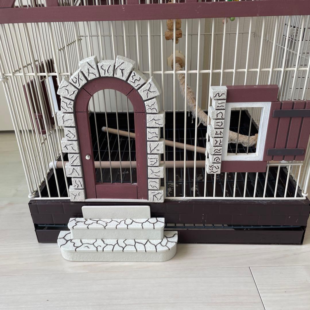 インコ　ケージ　鳥かご　輸入品　小鳥　オカメインコ　中型インコ　小型　hoei