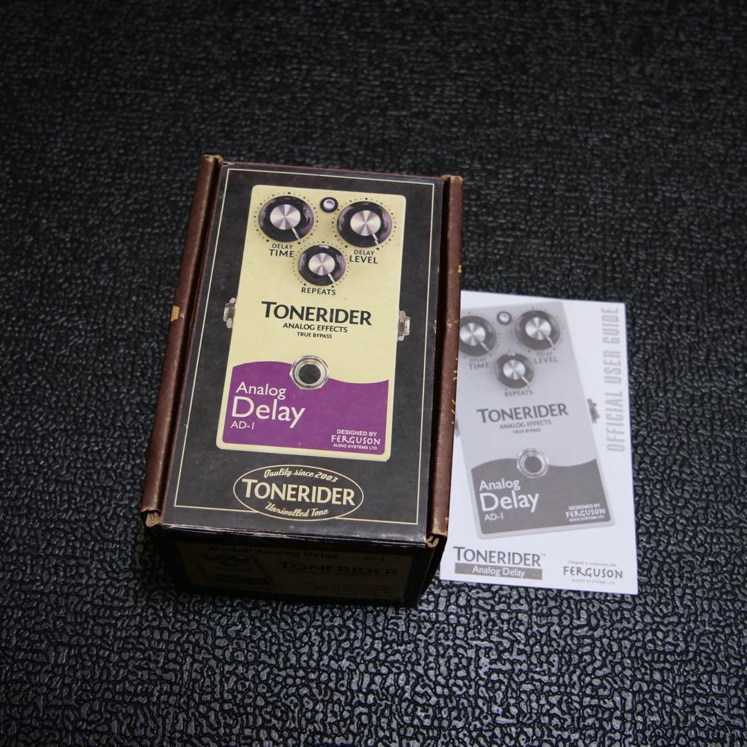 【完動／美品】英国TONERIDER AD-1 アナログディレイ