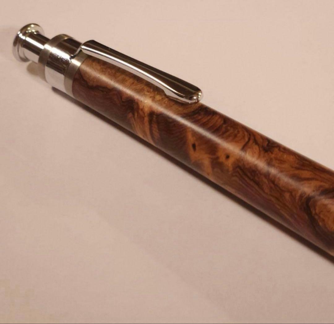 【激レア杢】《新品未使用》工房楔　ローズウッド瘤杢 シャープペンシル
