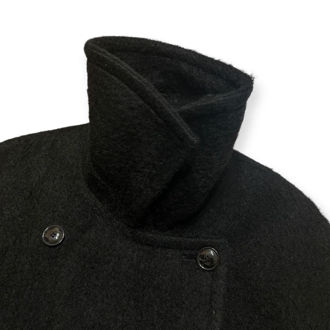 CLANE ミックスシャギーレディコート モヘヤ混 1 ブラック