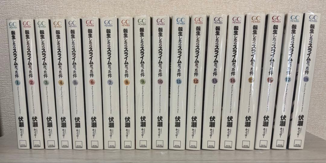 『転生したらスライムだった件』小説1〜18巻セット