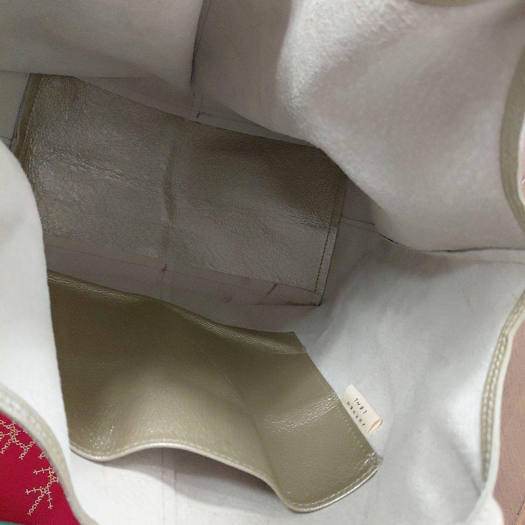 【美品】ヨーガンレール　バッグ　ゴールド