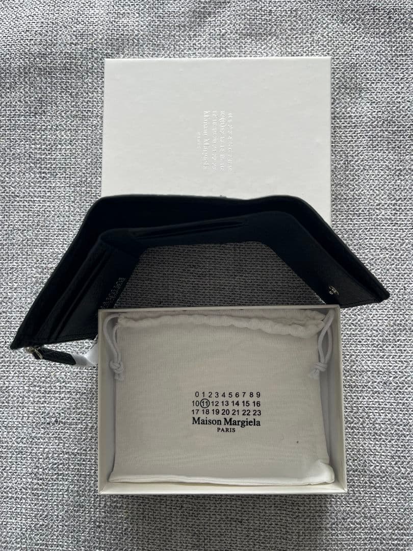 Maison Margiela 三つ折り財布 ブラック
