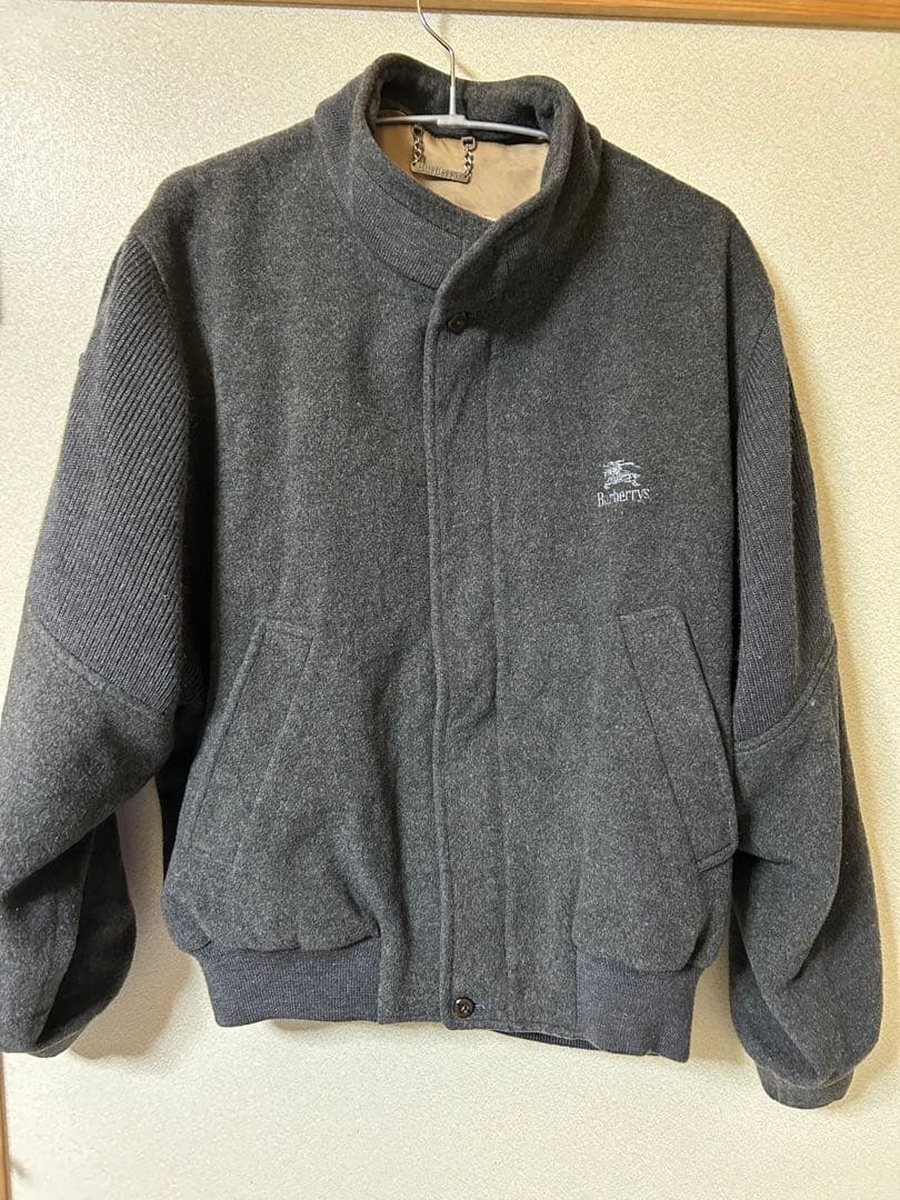 ジャケット・アウター 80s Burberry short wool Harrington