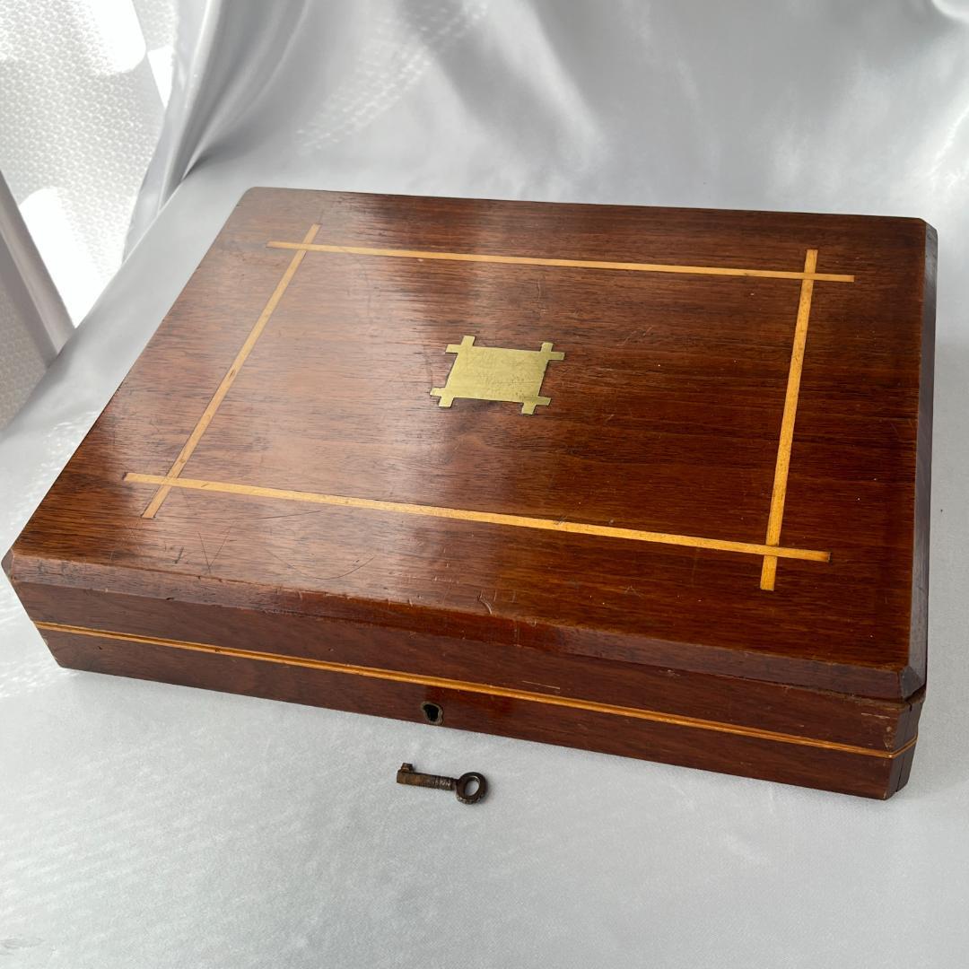 【John Batt 】【純銀継手】デザートセット 24本 木製ケース