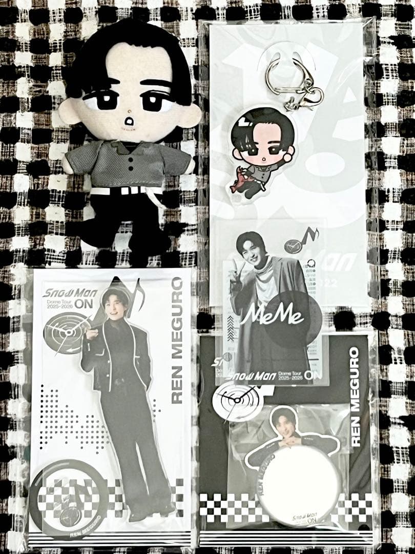 Man 目黒蓮　すのチル、チルぬい、キーホルダー、ON ツアーグッズ