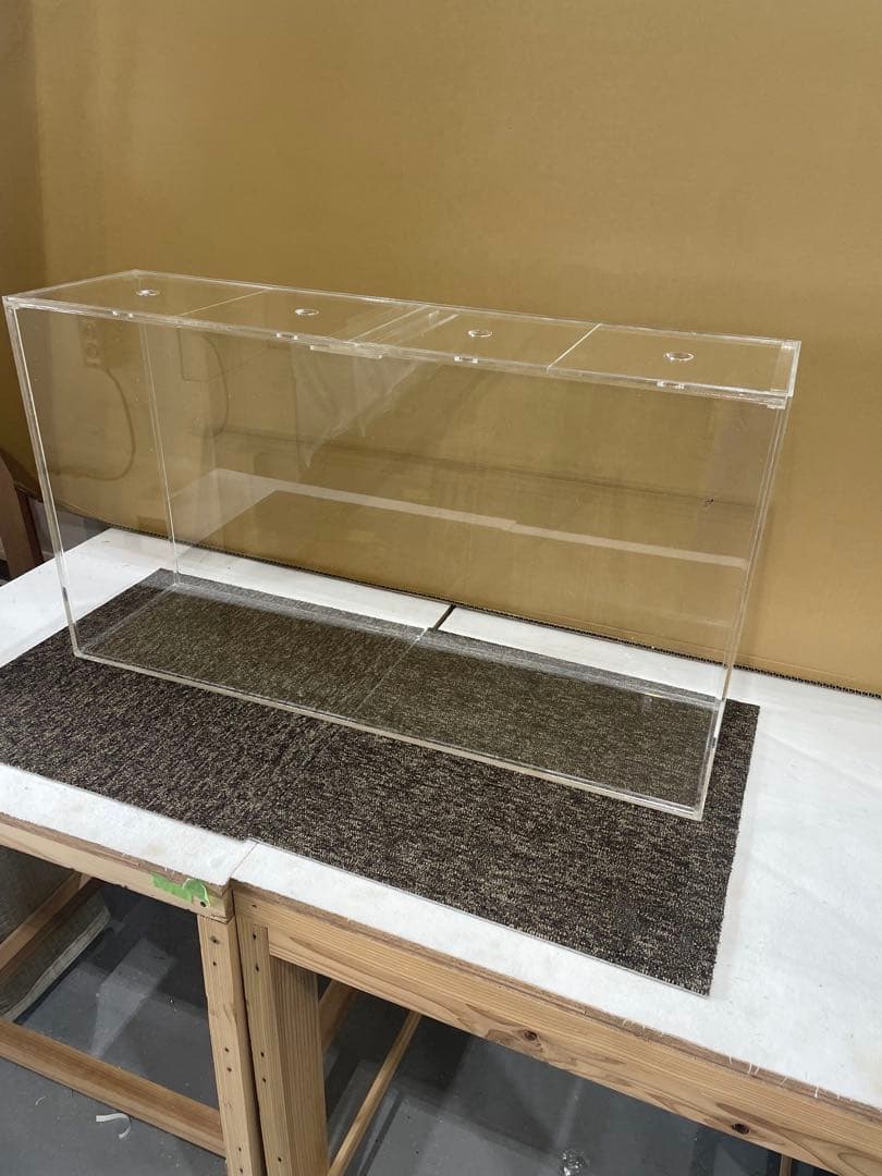 アクリル水槽4mmクリア、rodin。