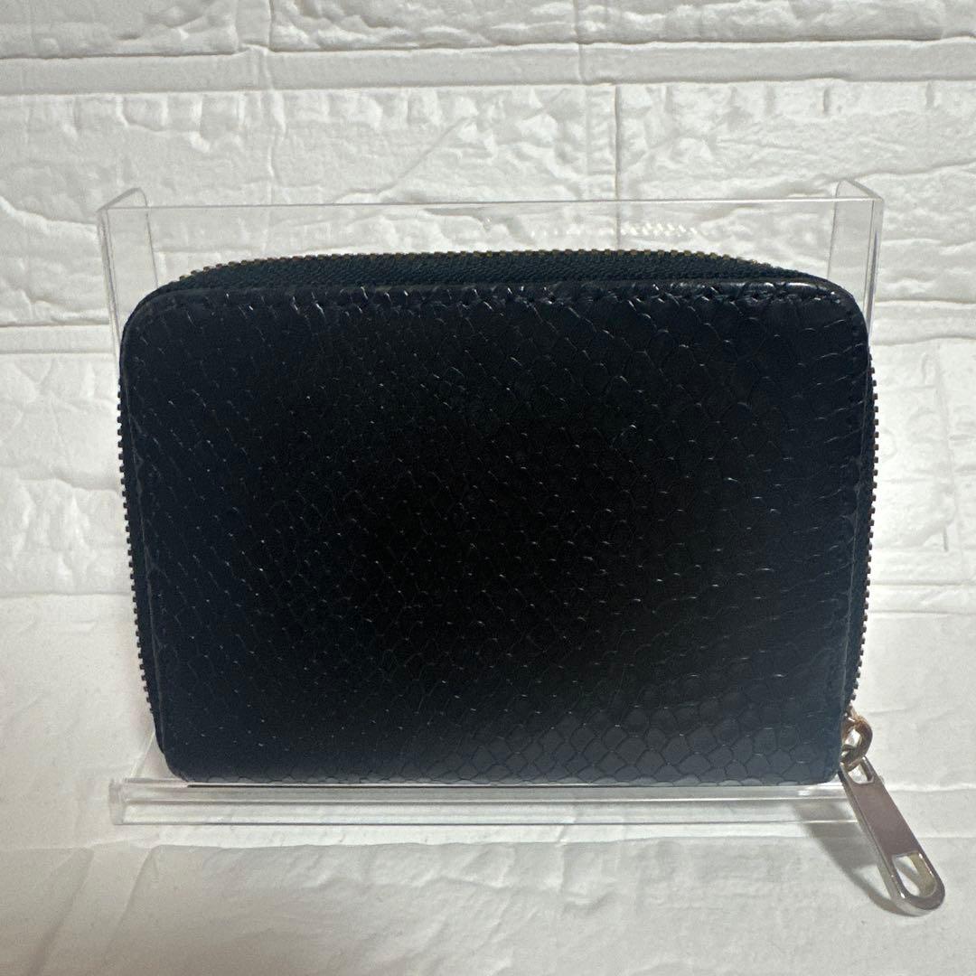 A.P.C. ブラック レザー 二つ折り財布