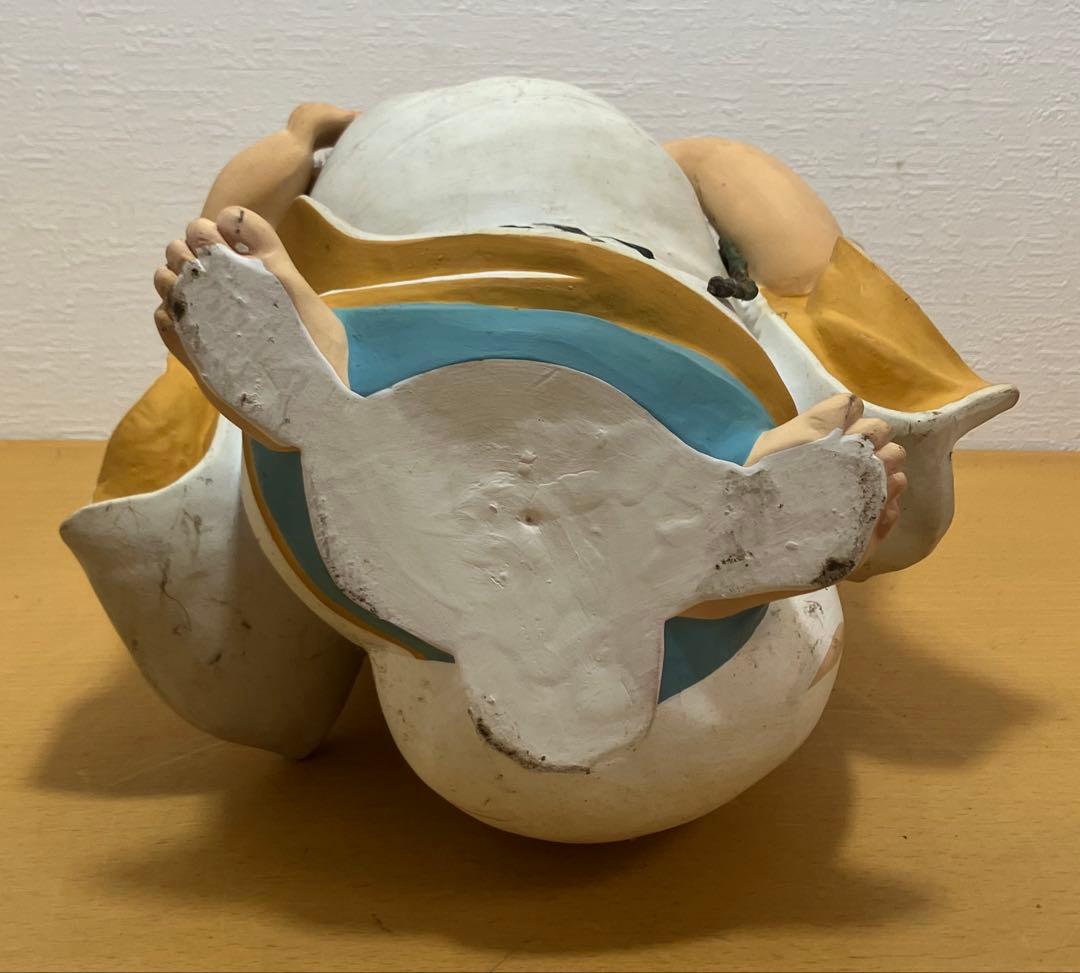 【置物】七福神　布袋様　陶器製　縁起物　アンティーク