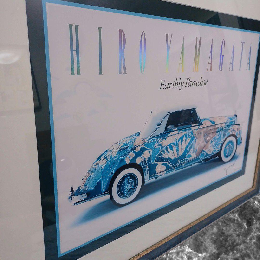 超希少♪ヒロ ヤマガタ Earthly Paradise サイン入り ブルー