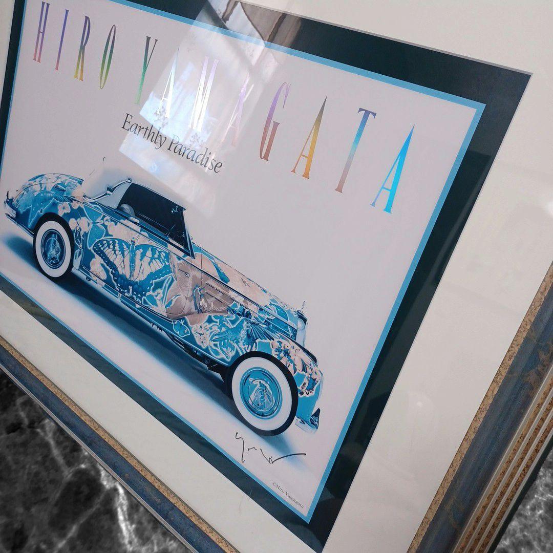 超希少♪ヒロ ヤマガタ Earthly Paradise サイン入り ブルー