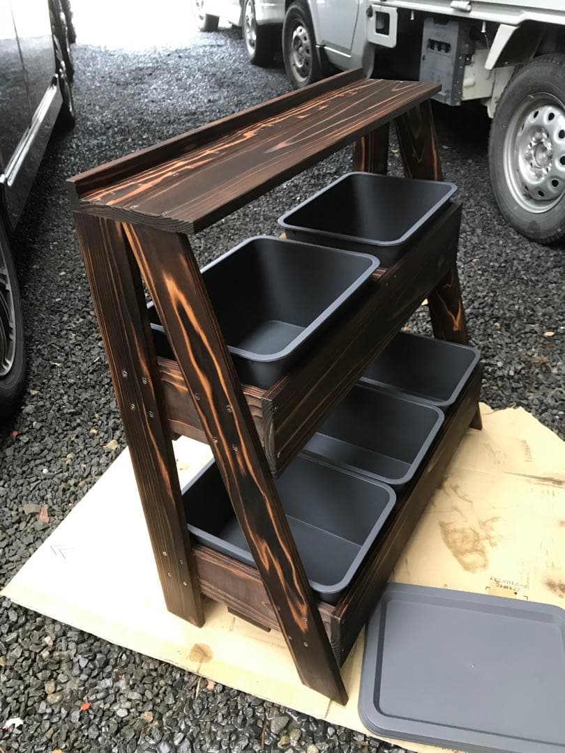 メダカ飼育ラック（小）ケース付