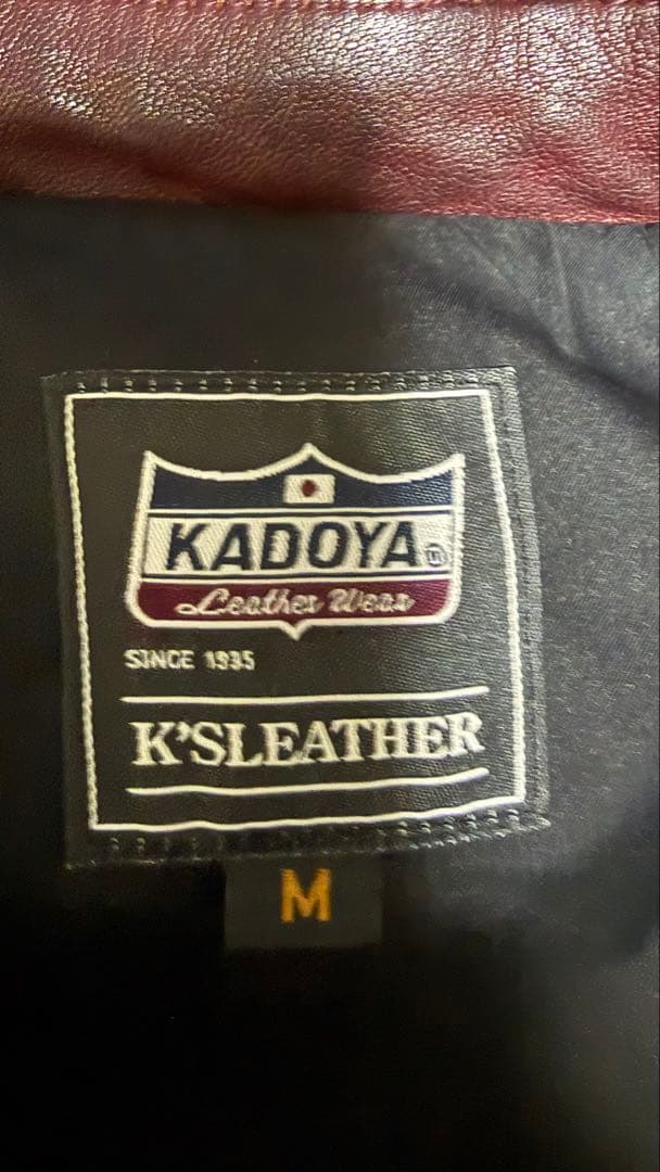 KADOYA EURO CAPP レザージャケット M