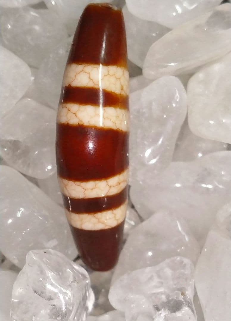 637天珠　上肯天珠　湾月　四線天珠　dzibeads！