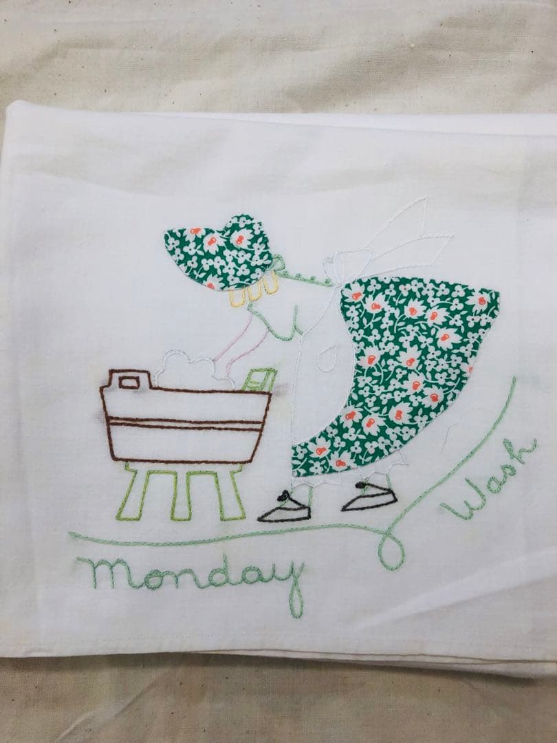 アメリカアンティーク　キッチンクロスSET