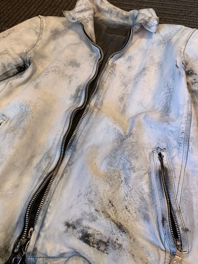 BACKLASH バックラッシュ 1577-01 牛革 シングルライダース XL