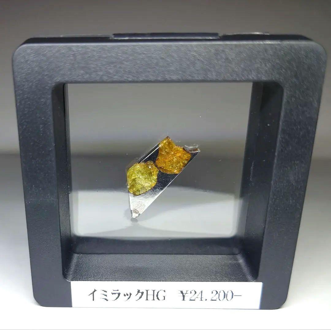ねこし　イミラック隕石　パラサイト 標本ケース土台付き