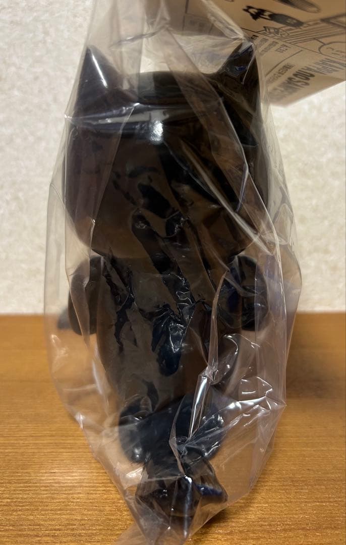 河童の三平 ごくろうさん正座たぬきソフビ 白黒Ver（お札紙付）