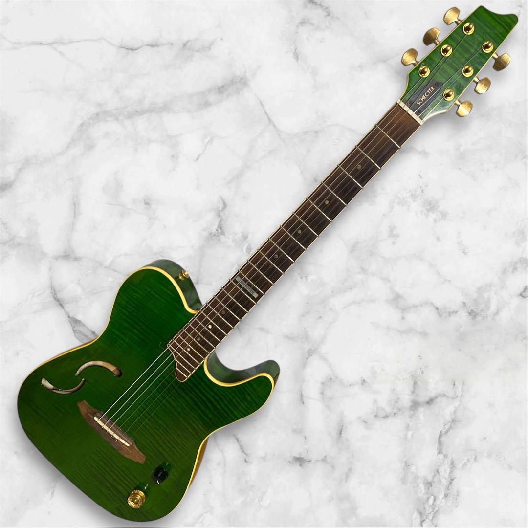 Schetter FA-TL スパークリンググリーンギター