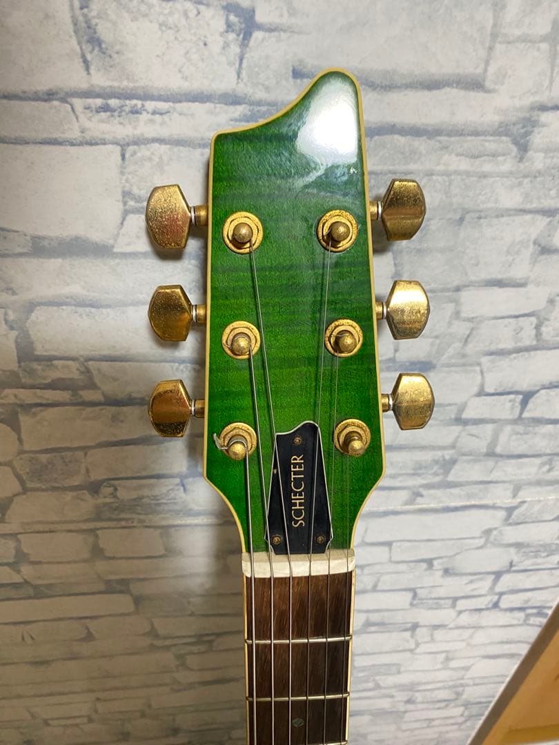 Schetter FA-TL スパークリンググリーンギター