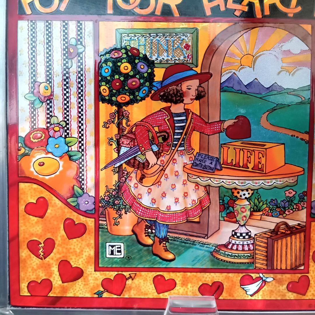 メアリー・エンゲルブライト ステンドグラス ハート グラスマスターズ社