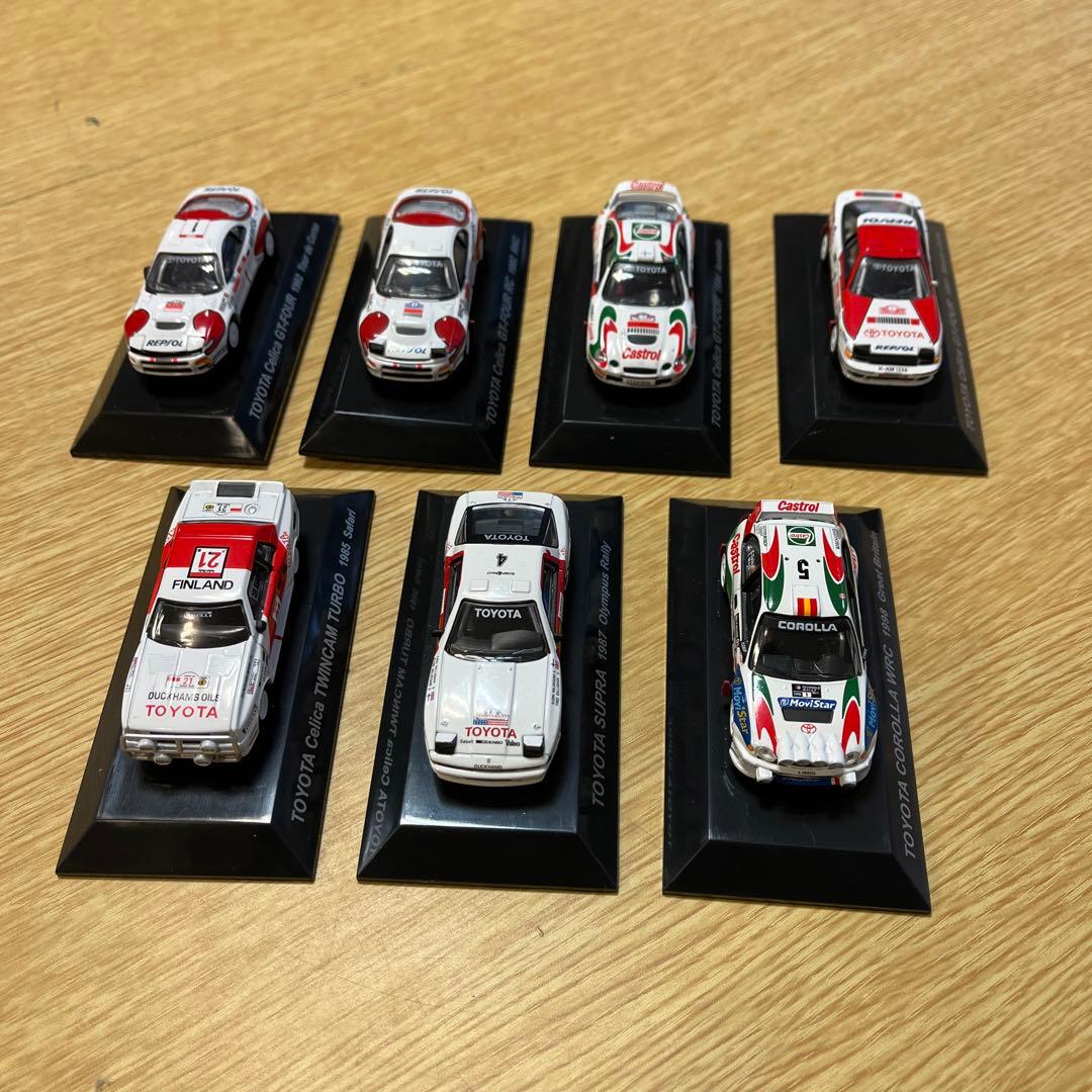 CMsトヨタ SS.6 ラリーカーコレクション 7台セット1/64
