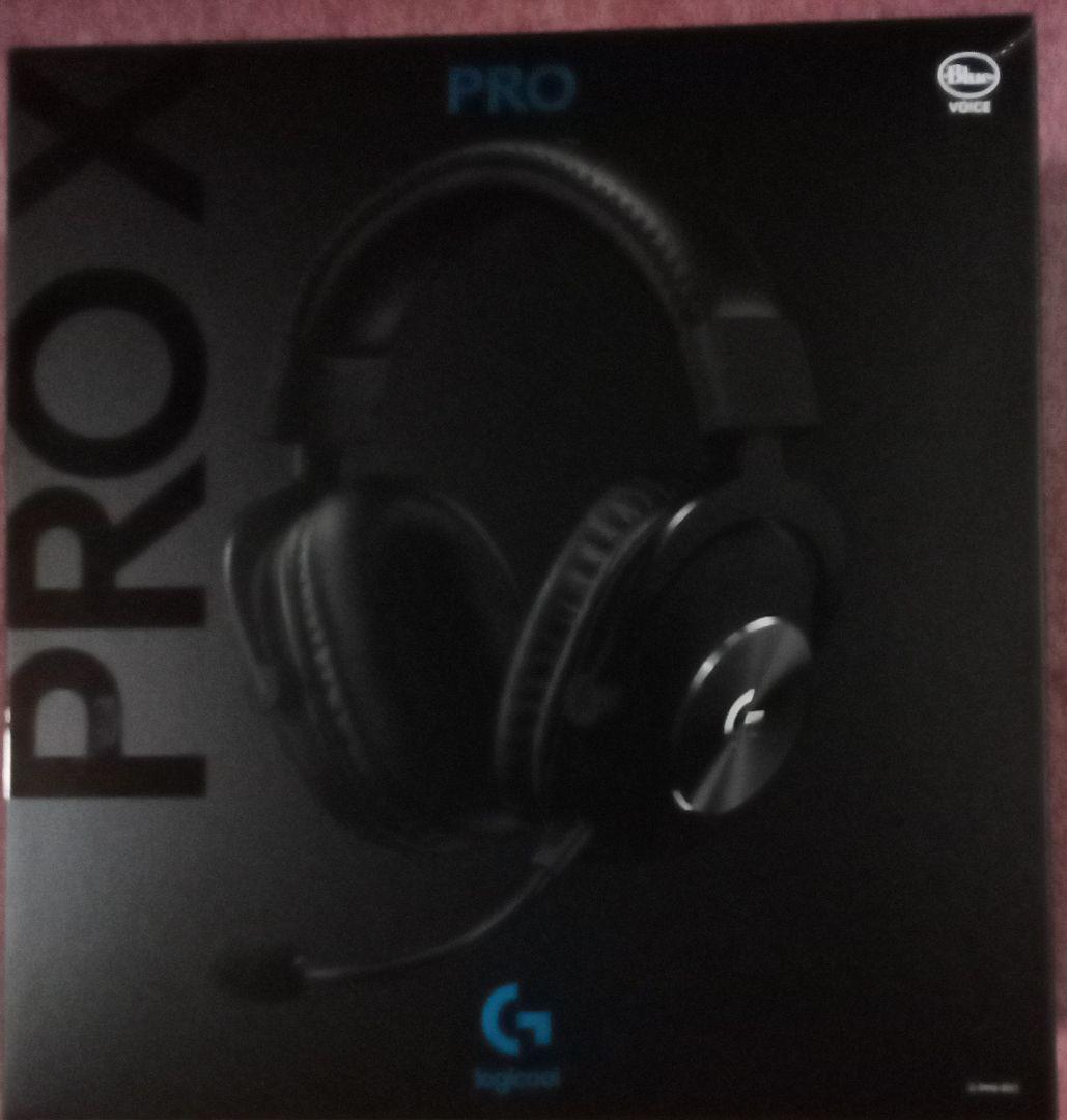 Logitech PRO ゲーミングヘッドセット(新品未使用、保証書付き)