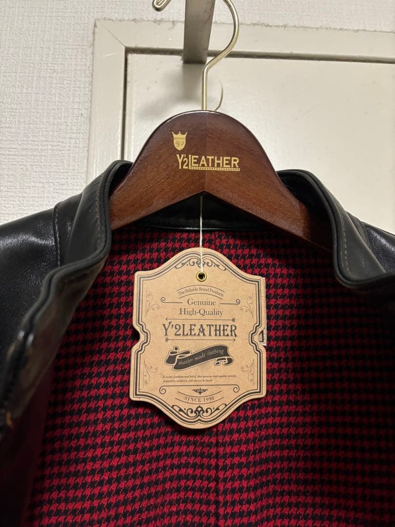 Y2LEATHER HR-41 シングルライダースジャケット 黒