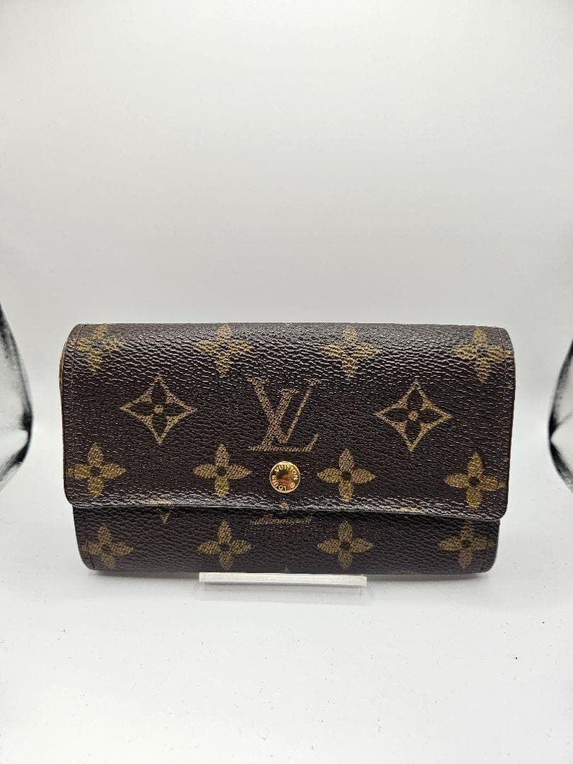 ルイヴィトン モノグラム ポルトモネ・ジップ 二つ折り財布 M61735