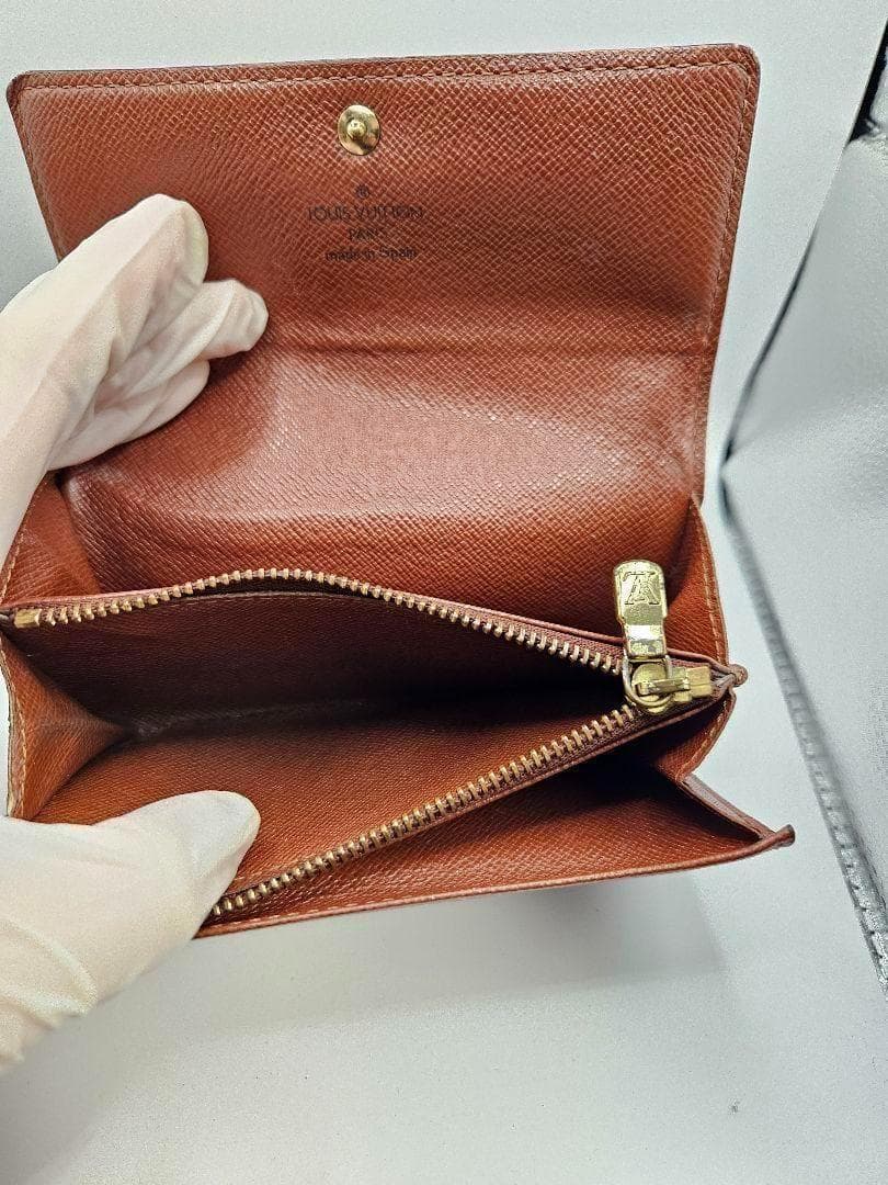 ルイヴィトン モノグラム ポルトモネ・ジップ 二つ折り財布 M61735