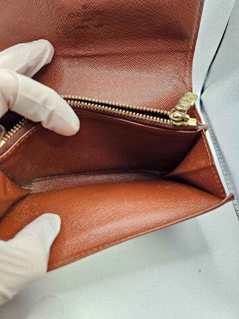 ルイヴィトン モノグラム ポルトモネ・ジップ 二つ折り財布 M61735