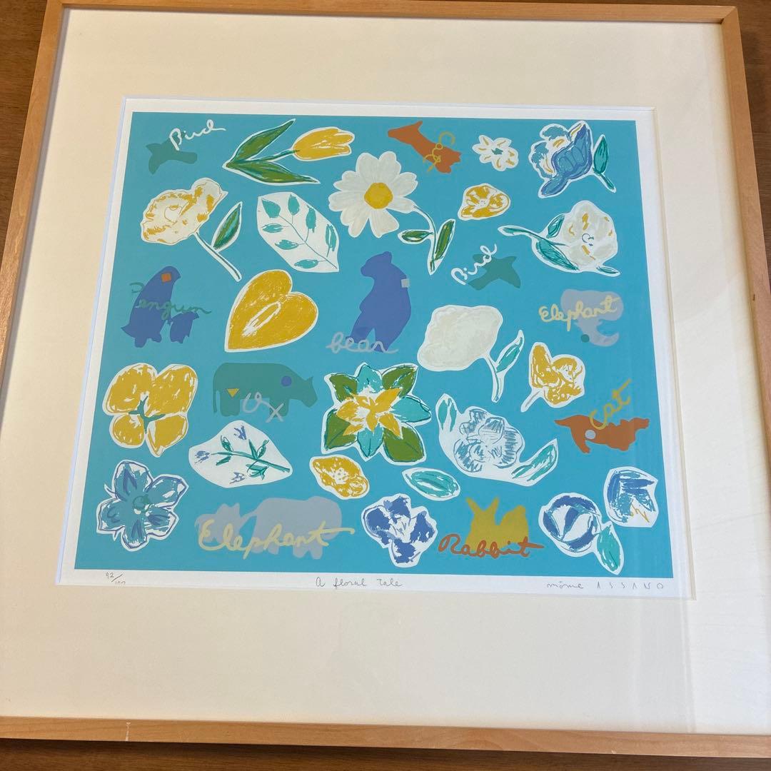 浅野モオム　版画　a floral tale