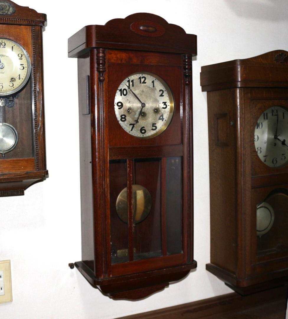 可動品　ユンハンス　ウエストミンスター　柱時計　チャイム