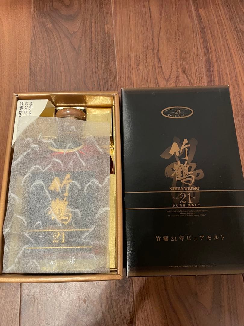 竹鶴21年　角瓶　古酒未開封