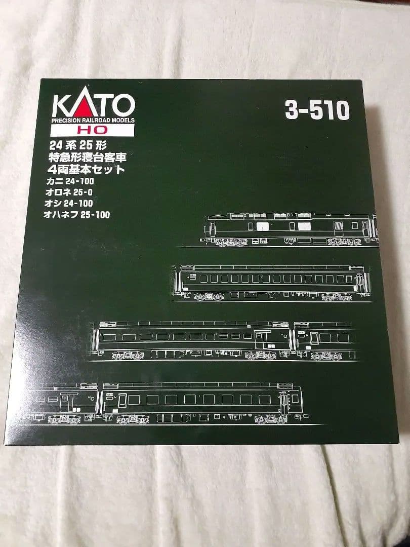 KATO HOゲージ EF65-1000 24系25形 7両セット