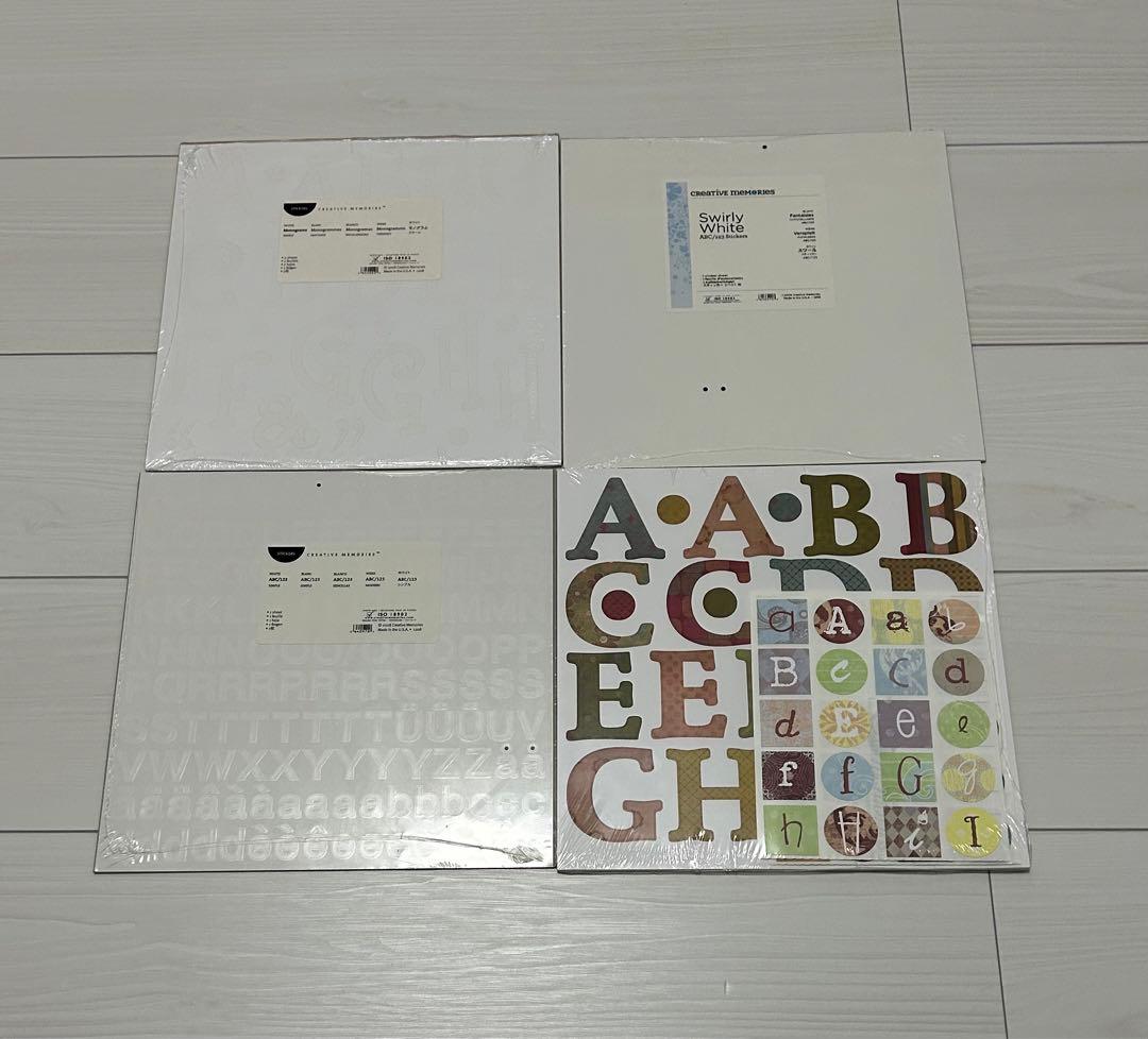 CREATIVE MEMORIES アルバム・ペーパー・ステッカー44個大特価