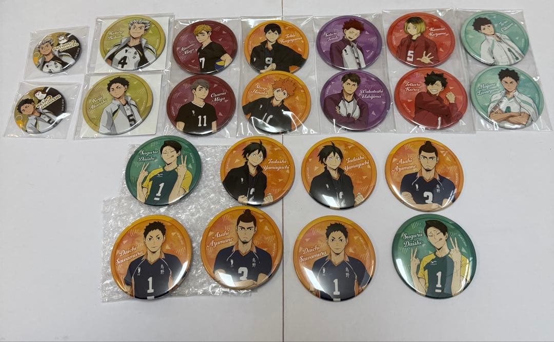 ハイキュー!! キャラクター缶バッジ