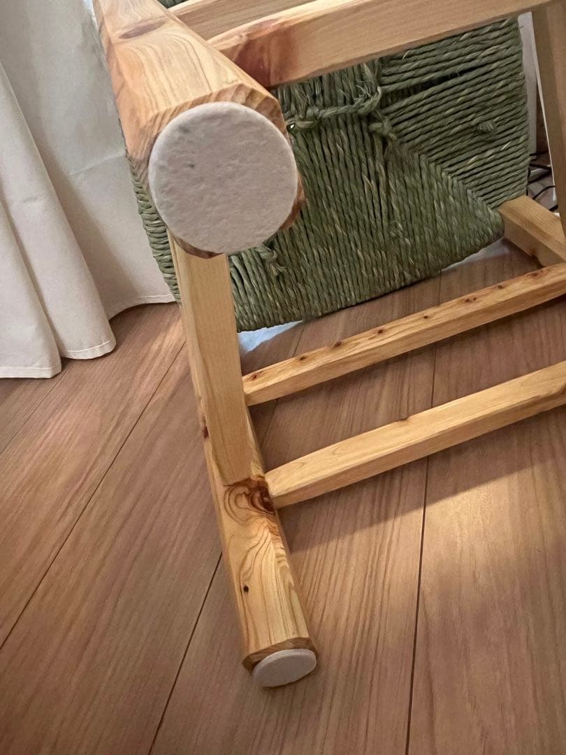 ゴッホの椅子　木製椅子　い草