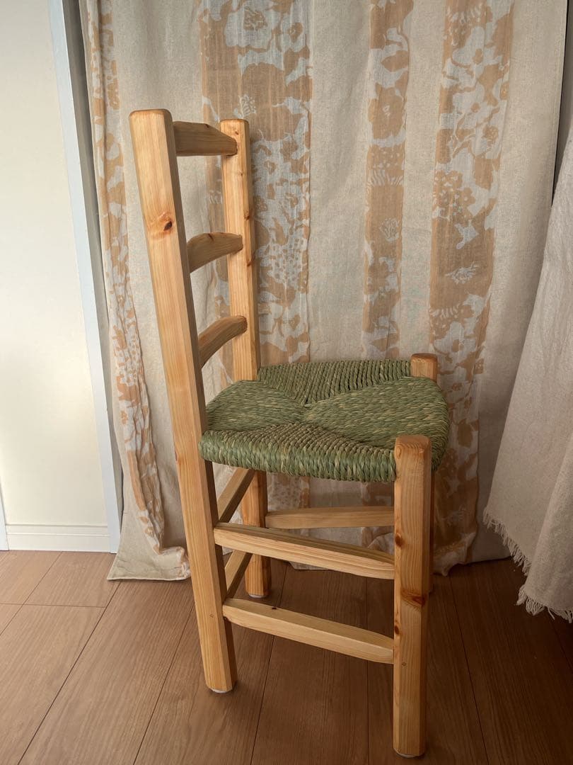 ゴッホの椅子　木製椅子　い草