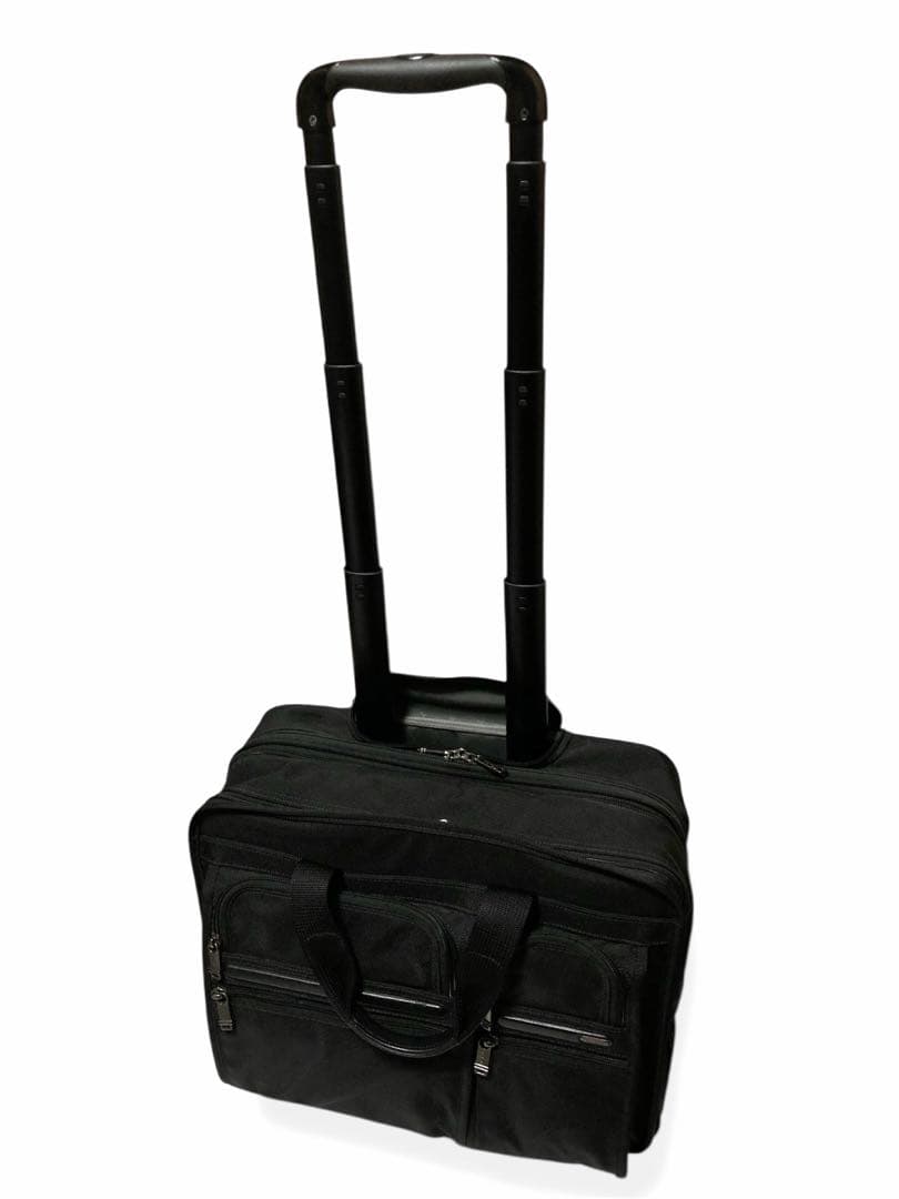 未使用級✨TUMIスーツケース3層 機内持ち込み可 26103DH マチ拡張 黒