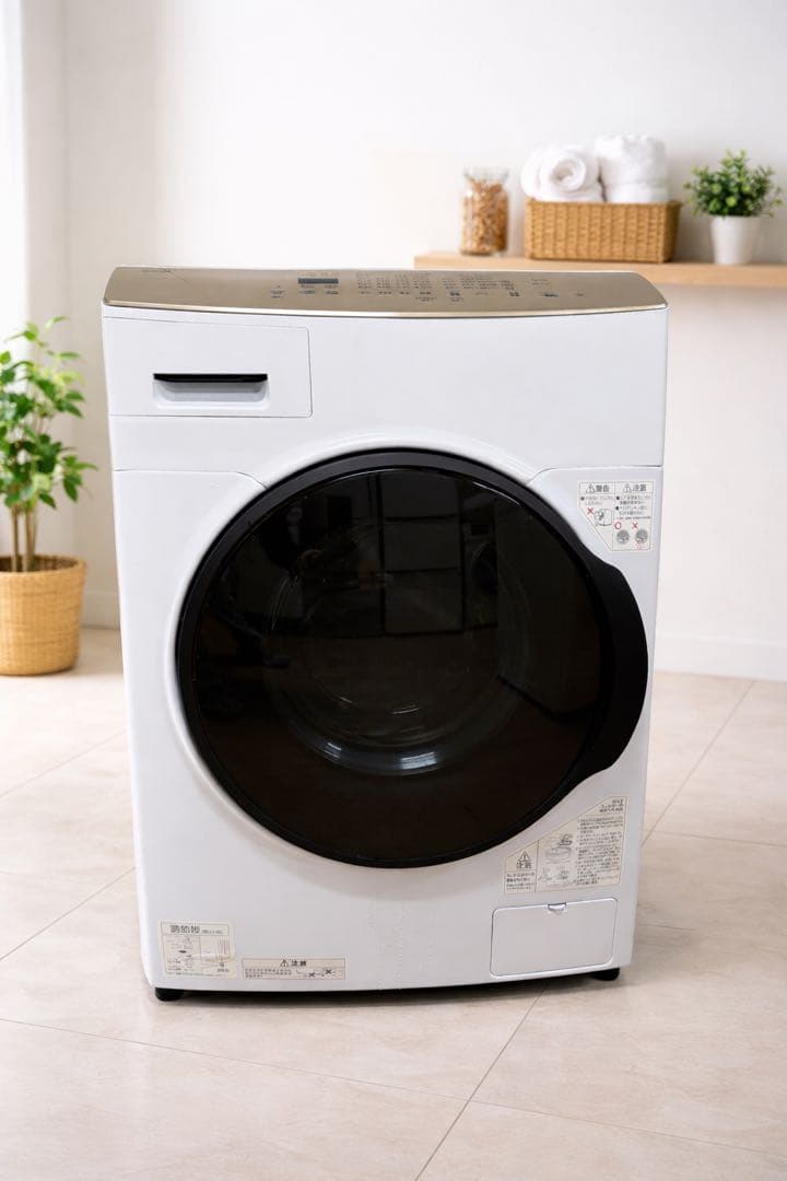 IRIS OHYAMA ドラム式洗濯乾燥機 DKC85A1-W 2025年製