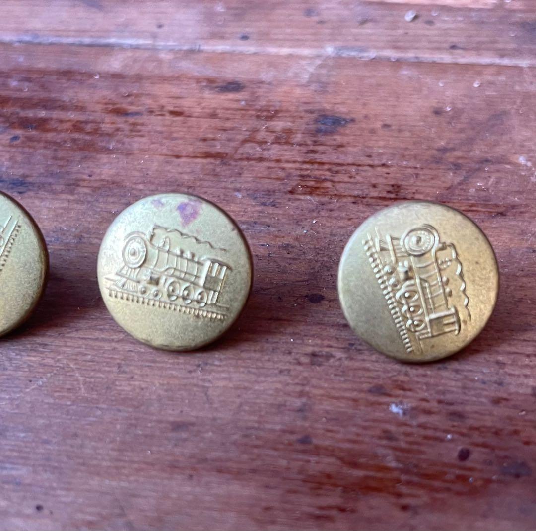 1930年代 機関車チェンジボタン / ヴィンテージ / カバーオール